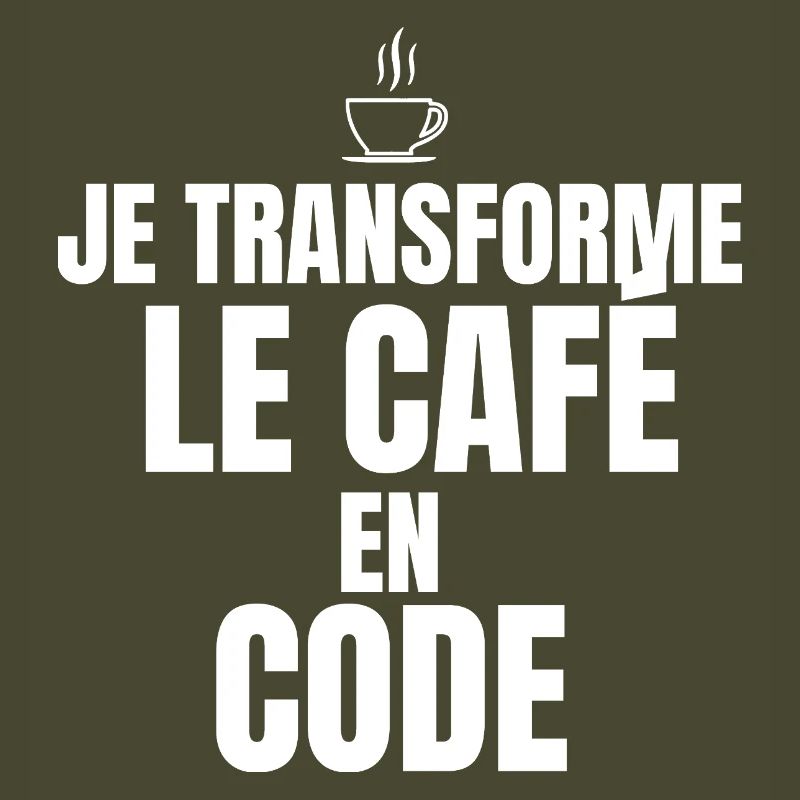 Je transforme le café en code