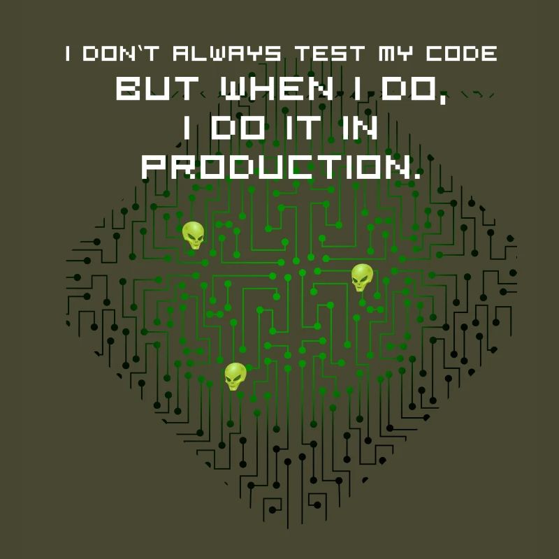 test code nerd joke spruch pc programmierer geek i