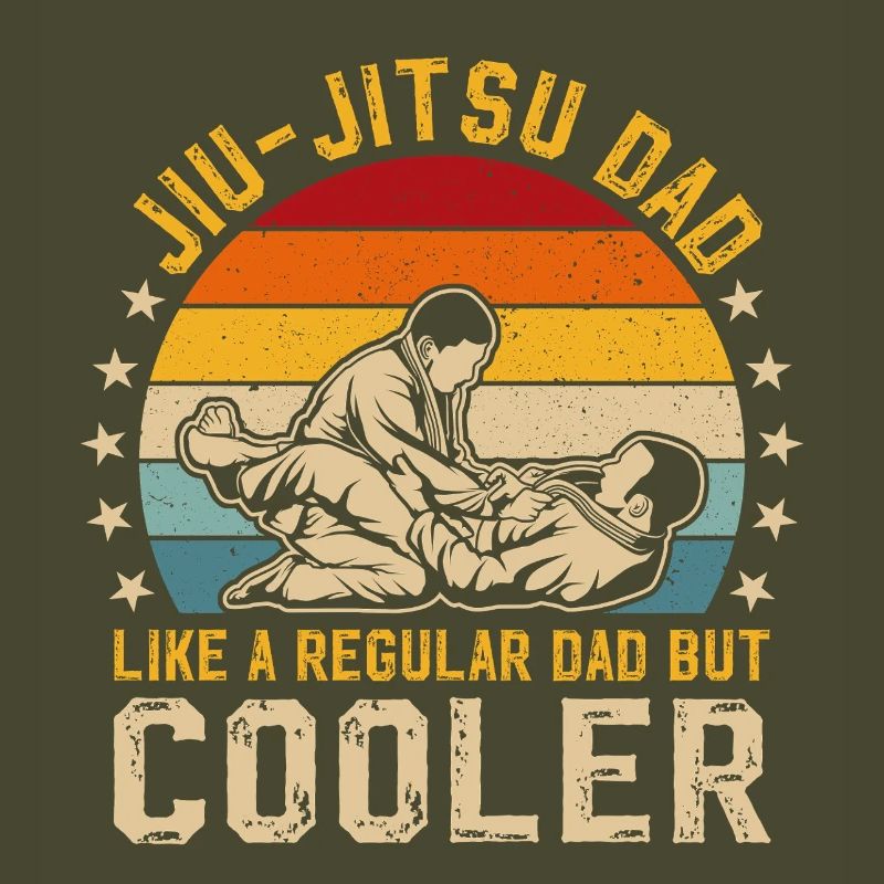 Papa jiu jitsu comme un papa normal mais plus cool