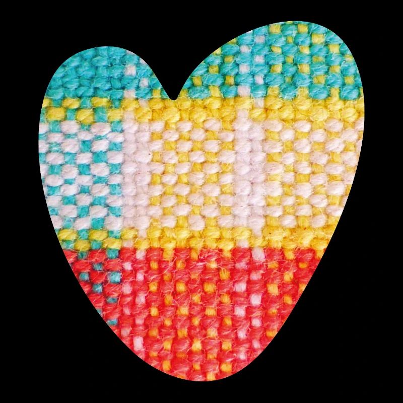 Herz Stoff Textil Love Liebe Muster Valentinstag