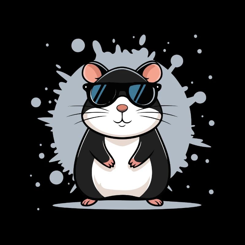 Hamster lunettes soleil