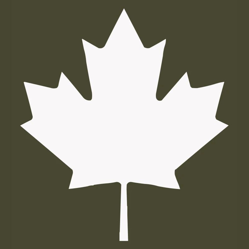 Silhouette de la feuille du Canada