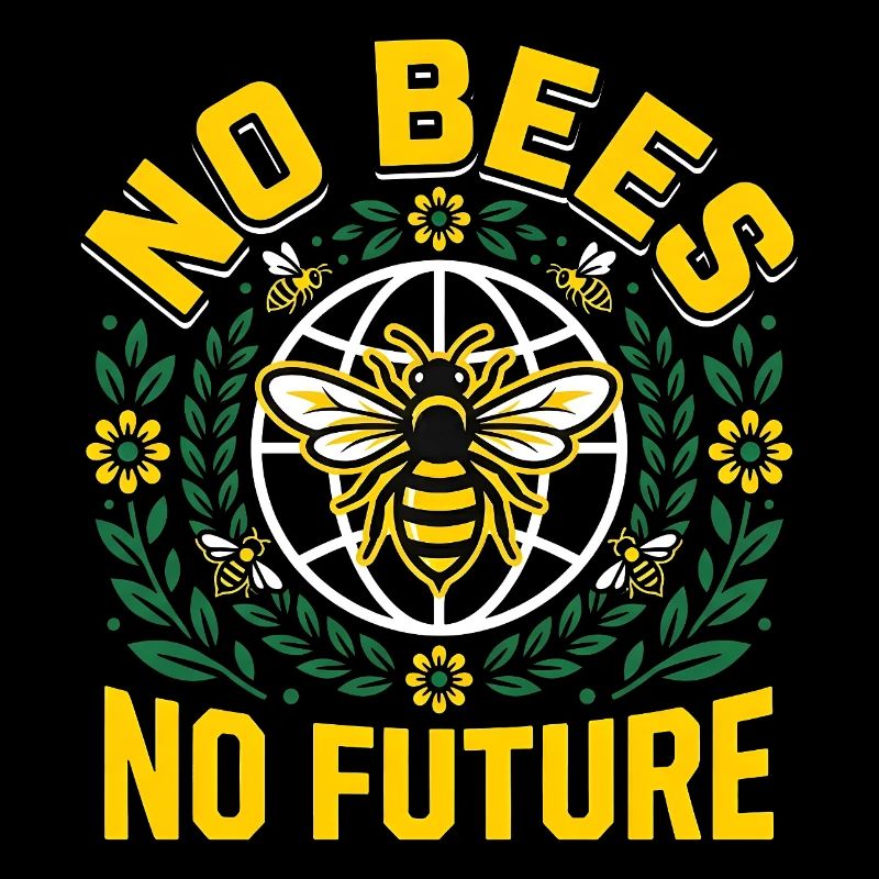 Save the Bees - Retro Umwelt Statement