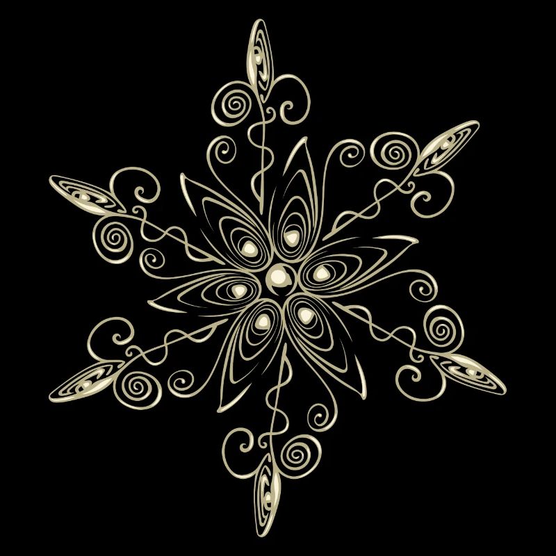 Cristal de glace Snowflake Star