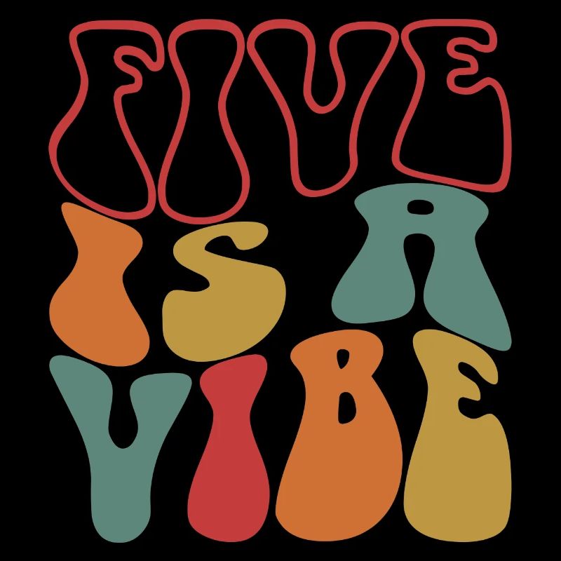 Five Is A Vibe, 5 ans, enfants de 5e anniversaire