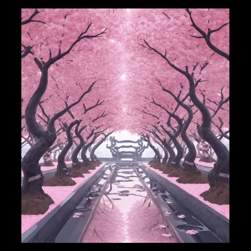 Kirschblüten-Tunnel