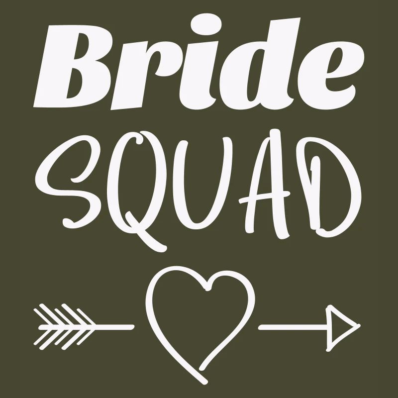 Braut Squad Herz Pfeil