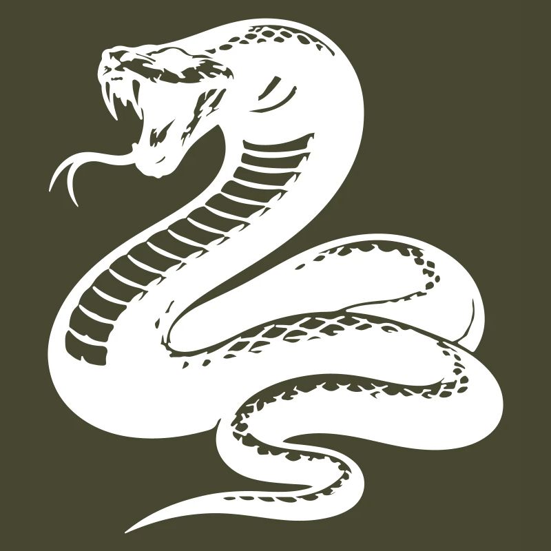 Silhouette du python serpent