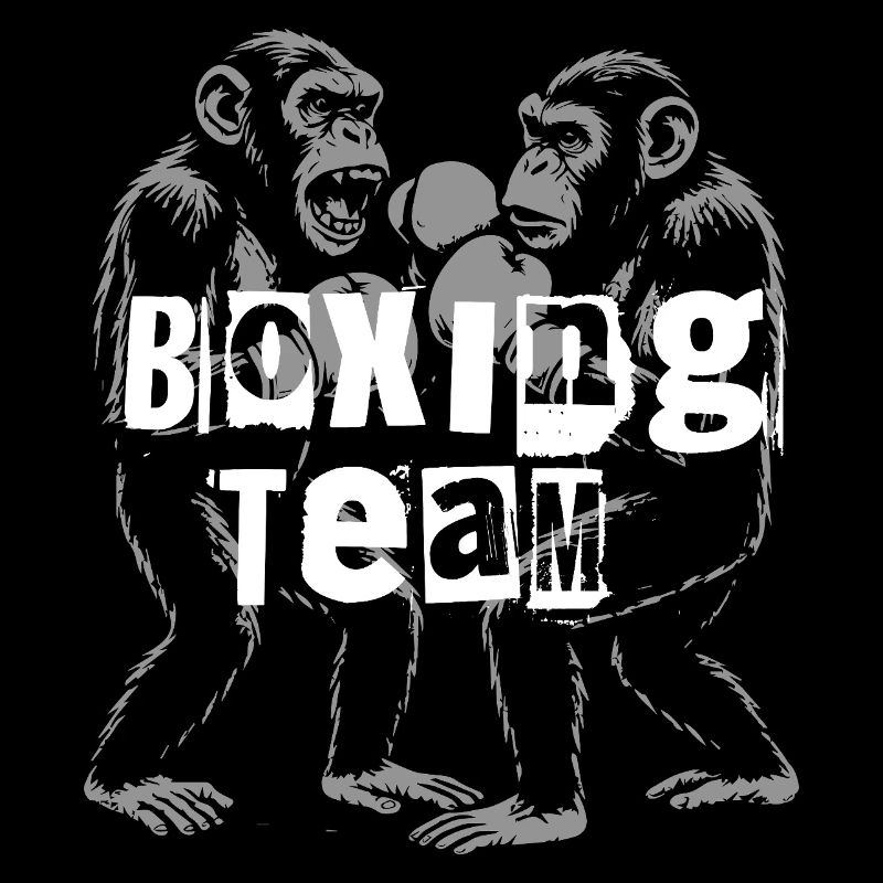 Schimpansen-Boxteam