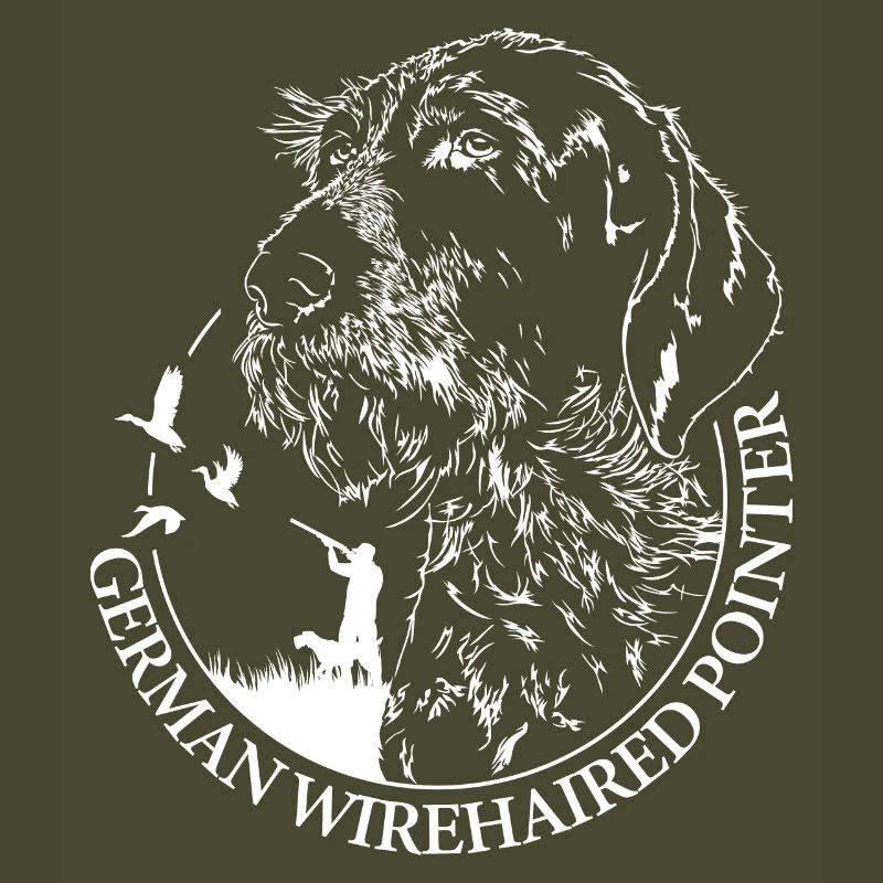 German Wirehaired Pointer Jagdhunde Jäger Wilsigns