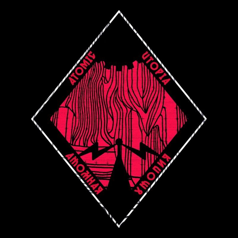 Atomic Utopia - Geometric Fire Rhombus