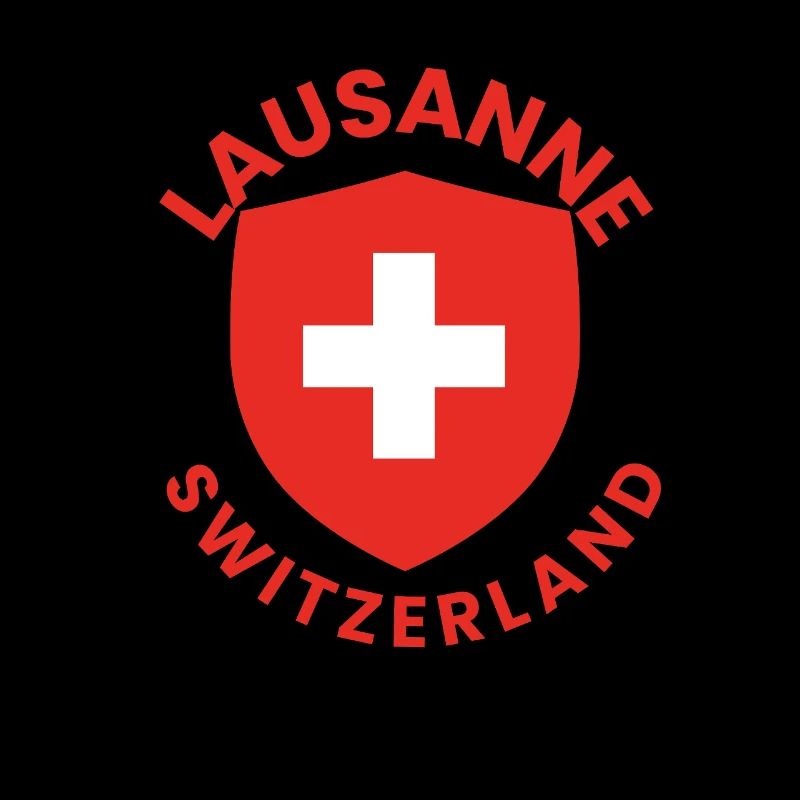 Lausanne Shield with Swiss Flag