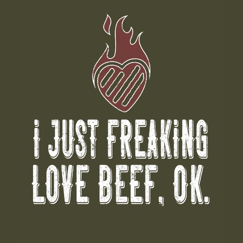 BBQ grilled beef lover tee
