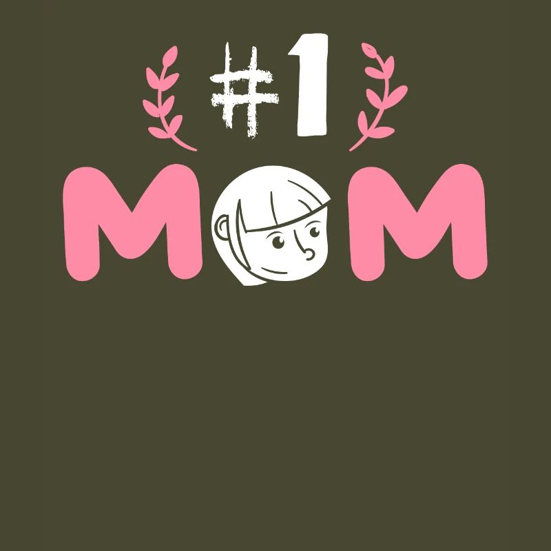 #1 Mom Mutter Muttertag Liebe Geschenk Idee