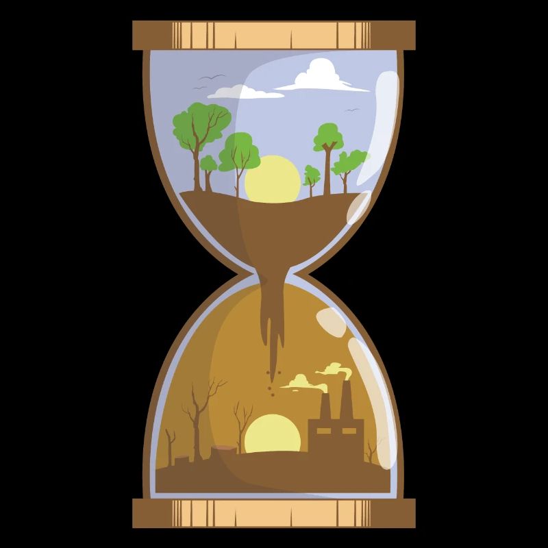 Sablier / Pollution / Conservation
