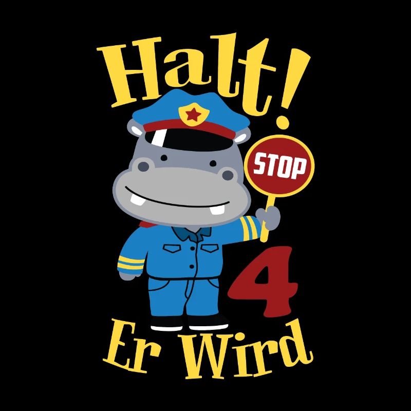 4 Geburtstag Kinder Polizei 4 jahre
