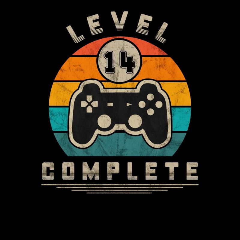 Idée cadeau Geek de jeu rétro complet de niveau 14