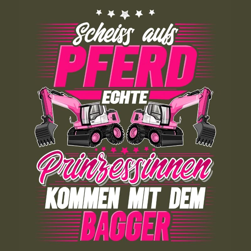 Baggerfahrerin