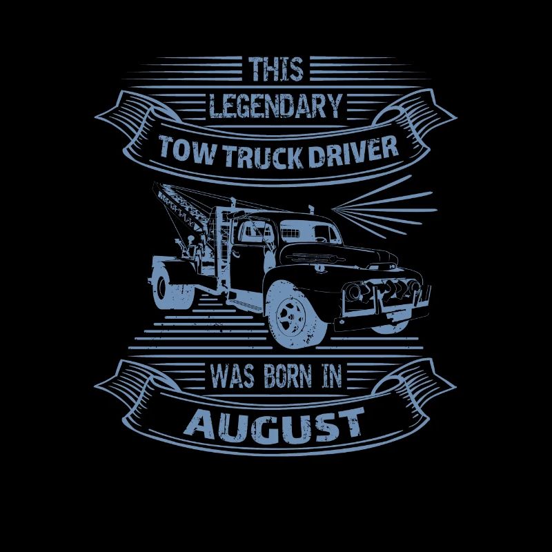 Abschlepper Abschleppwagenfahrer Geburtstag August