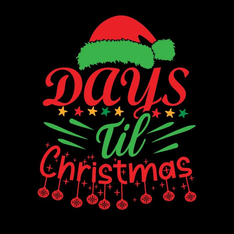 Days until Christmas Norwegian Pattern