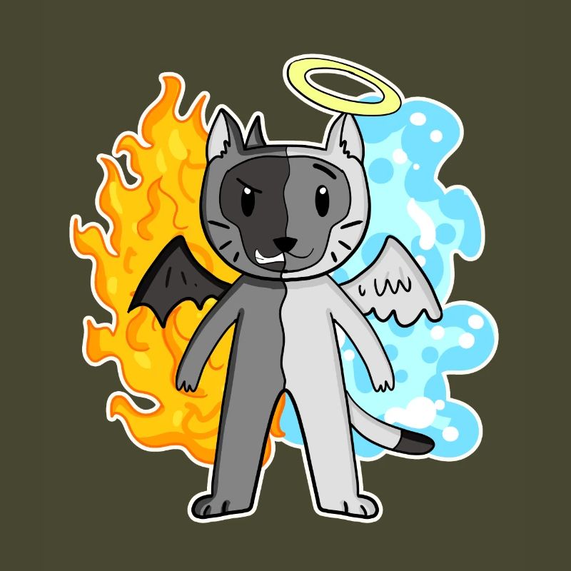 Cat Cat Breed Burma - Angel and Devil