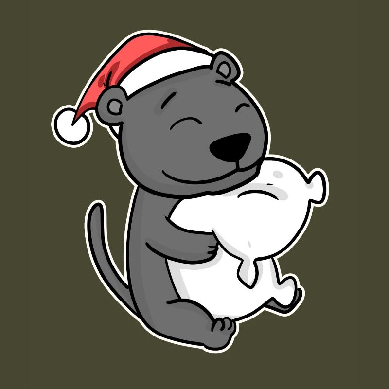 Schwarzer Panther Weihnachten Schlafen Schlaf
