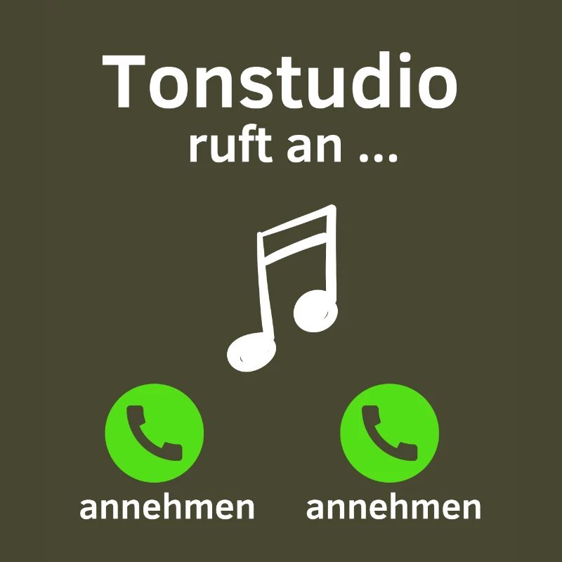 Tonstudio ruft an - annehmen oder annehmen?