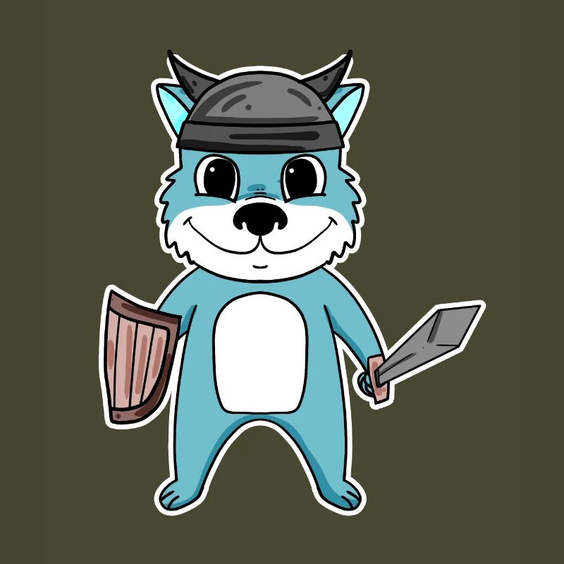 Wikinger Wolf