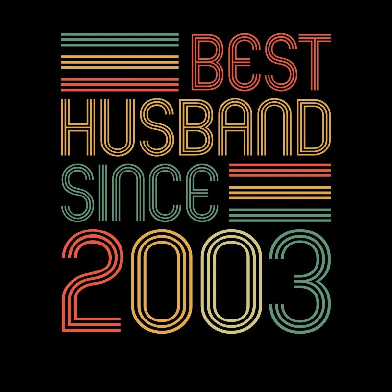 20. Hochzeitstag Bester Ehemann seit 2003