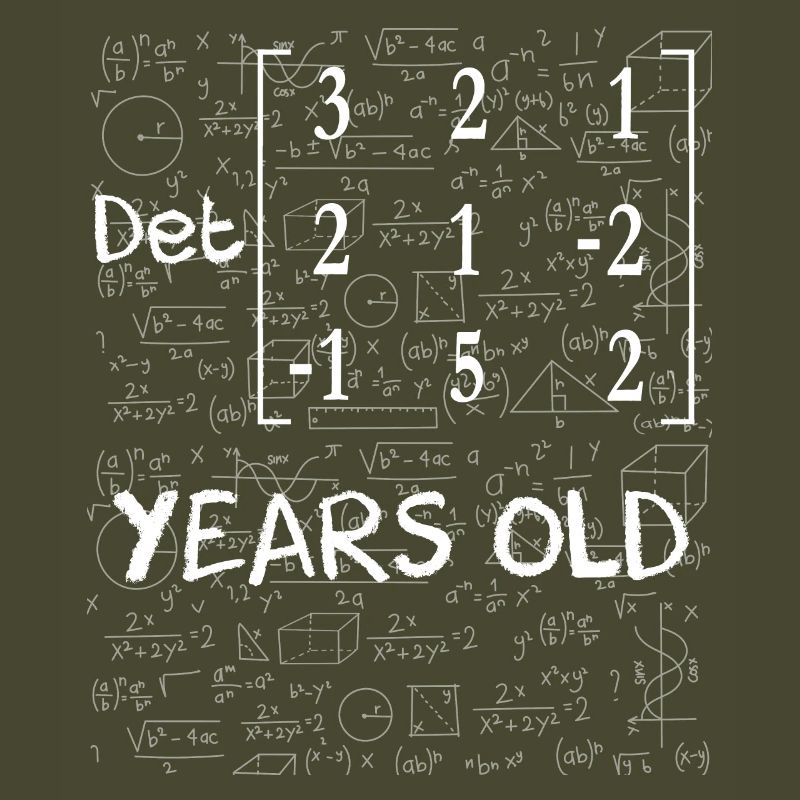 43rd birthday 43 years matrix determinant