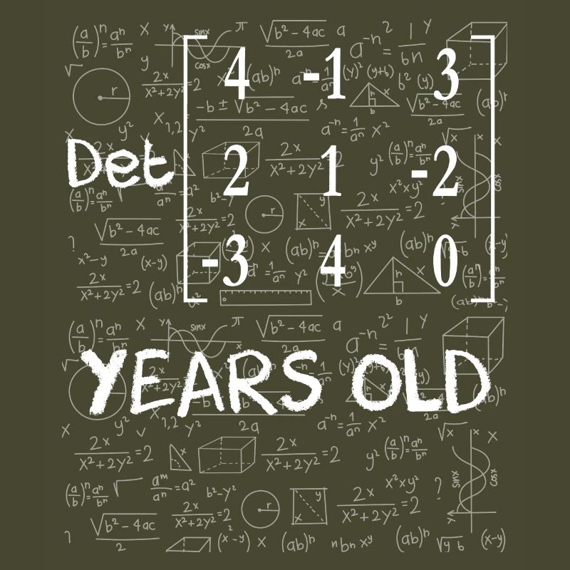 59th birthday 59 years matrix determinant