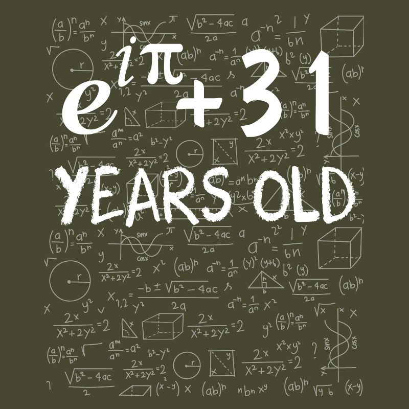 30th birthday 30 years Euler Identity math gift