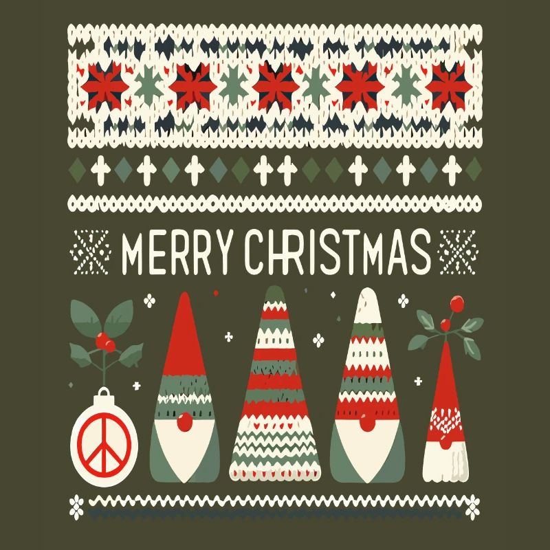 Christmas Gnomes Knitting Pattern