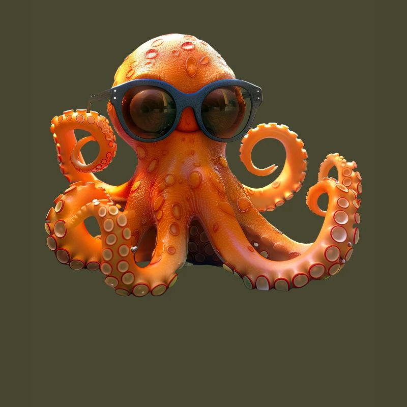 Octopus Small Octopus Cuttlefish Cute Octopus