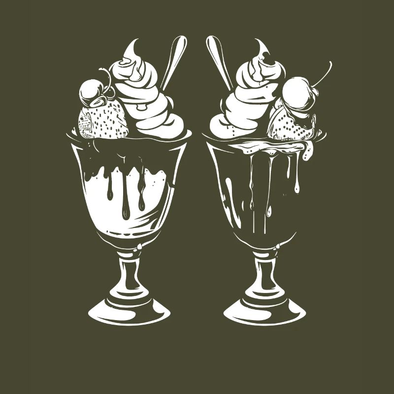 Graphique de coupe glacée