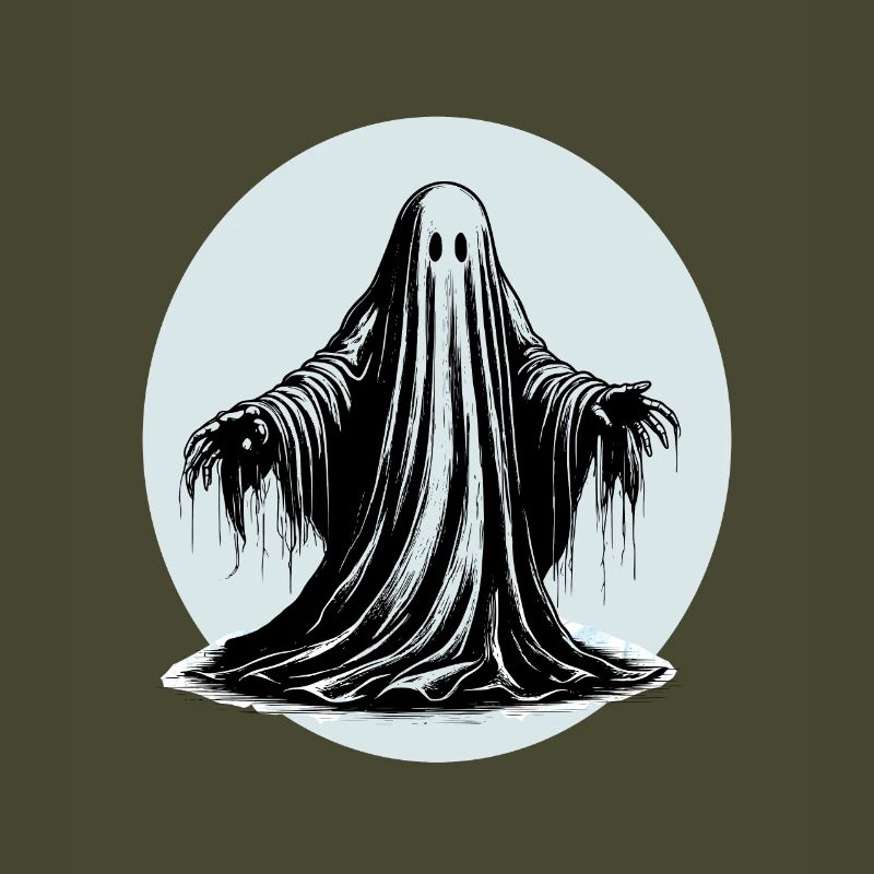 Conception graphique fantôme cool