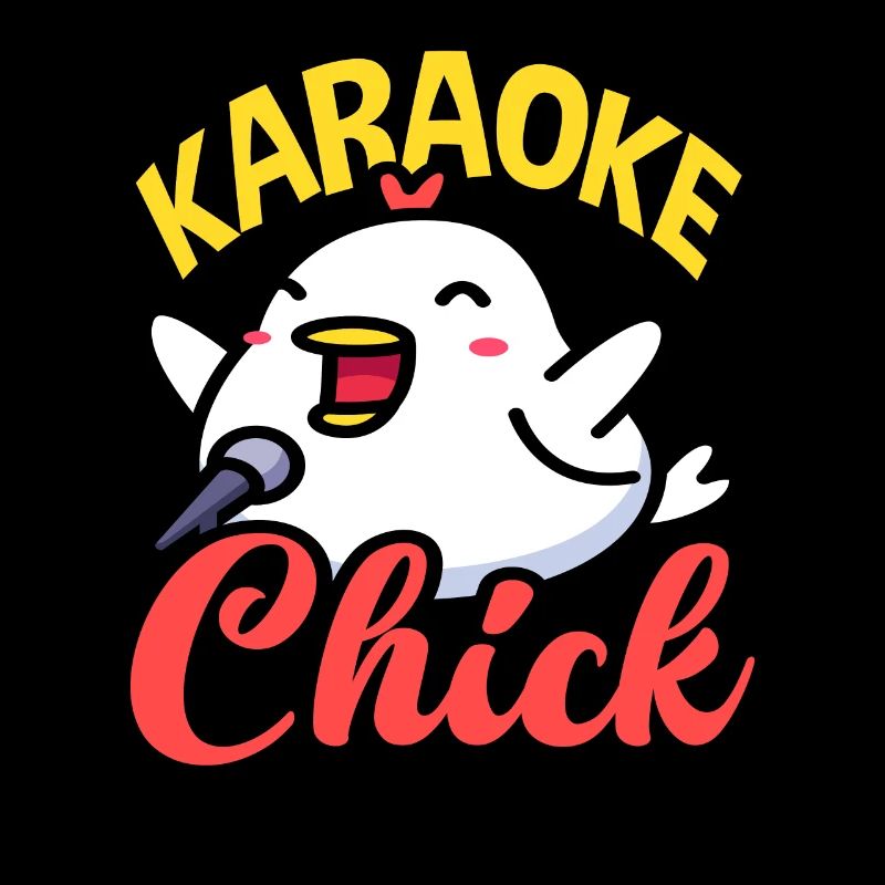 Karaoke Chick Singen Spaß Huhn
