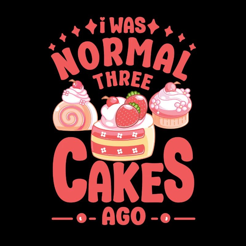 Cake Baker was Normal Three Cakes Ago Gift Idea