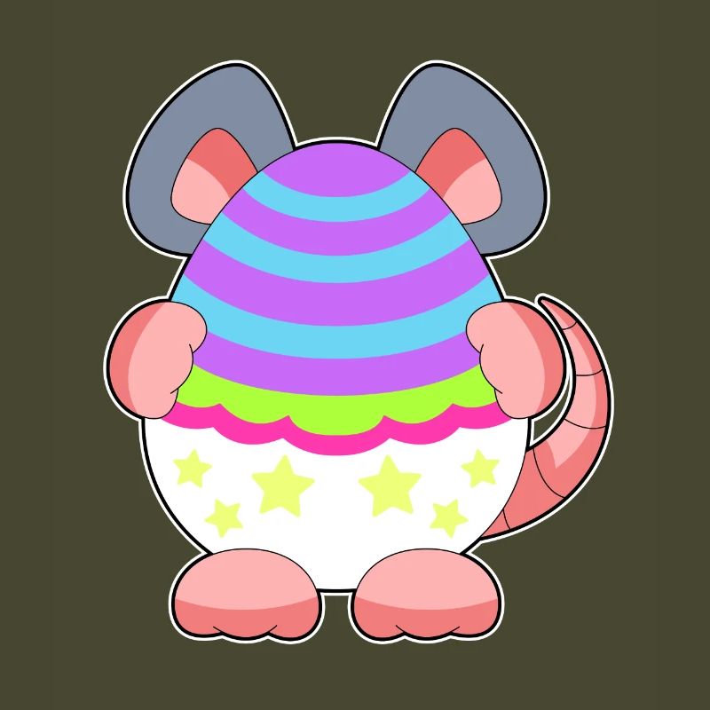 Mouse Easter Easter Egg Hide