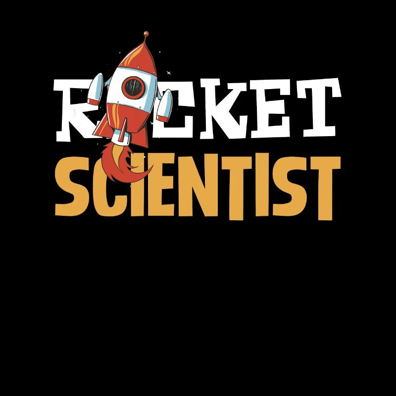 Rocket Scientist Humorous Illustration for