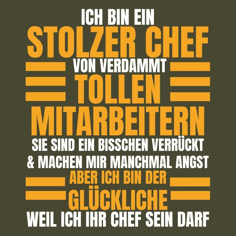 Ich Bin Ein Stolzer Chef Geburtstag Geschenk