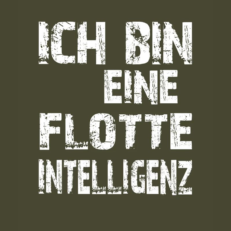KI Spruch Ich bin eine flotte Intelligenz
