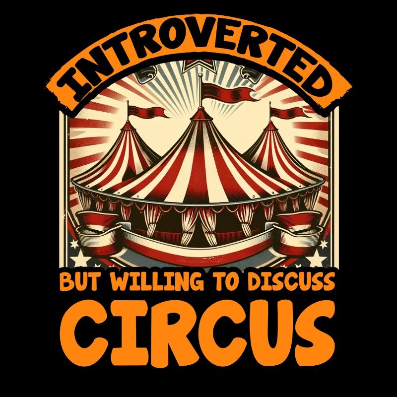 Introverti mais prêt à discuter de cirque