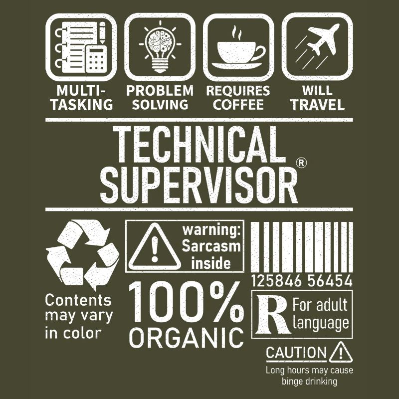 Technical Supervisor multi tasking problem solving