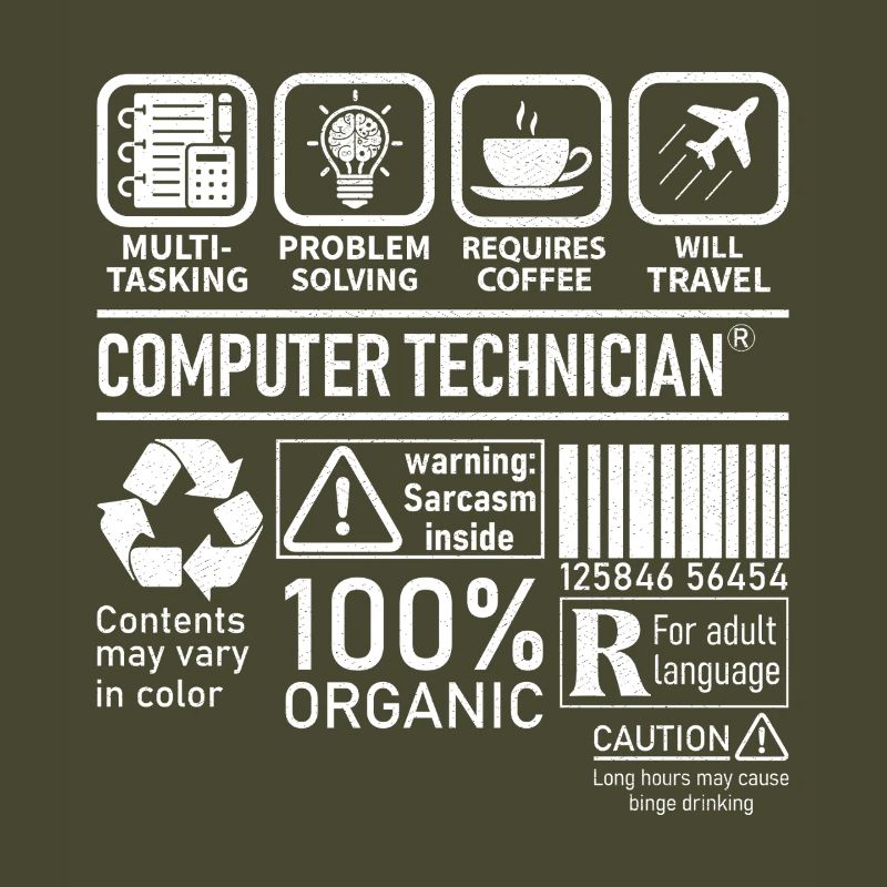 Technicien en informatique multitâche résolution de problèmes