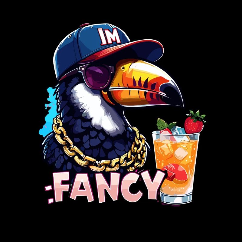 Fancy Tropen-Tukan mit Stil
