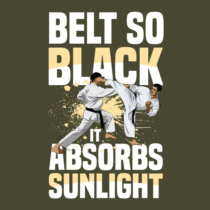 Belt So Black It Absorbs Sunlight