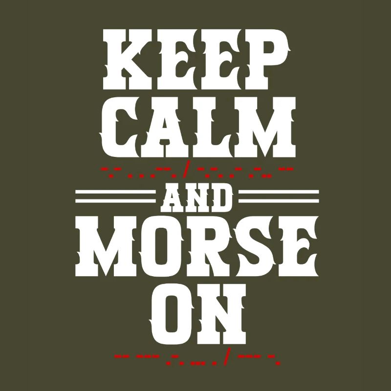 Morsecode Morse Code Keep Calm And Morse On