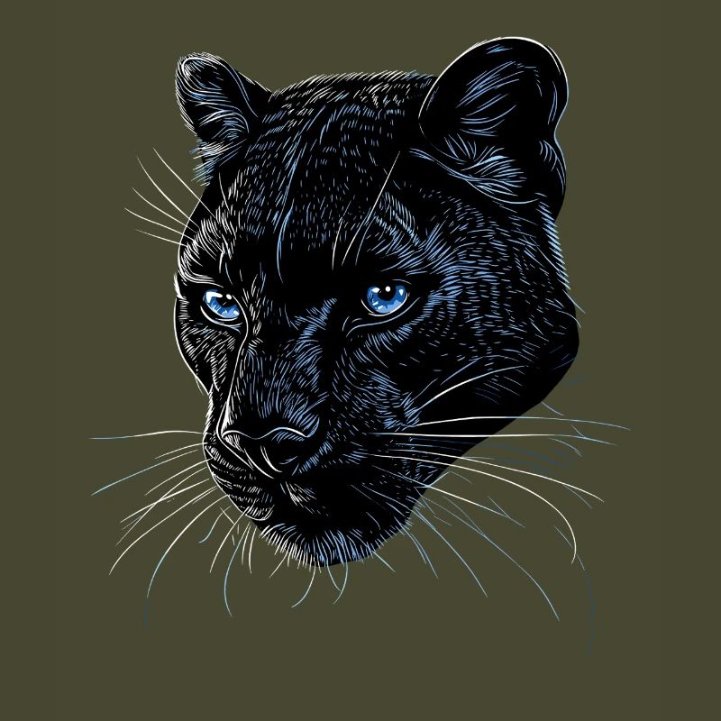 Panthère Léopard Grand Chat Mignon Gros Chat Panter