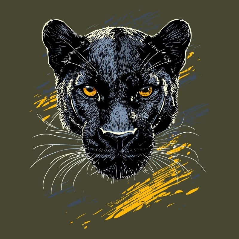 Panther Leopard Raubkatze Süße Großkatze Panter